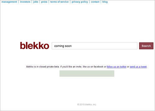 美新型搜索引擎Blekko将上线 定位社交搜索