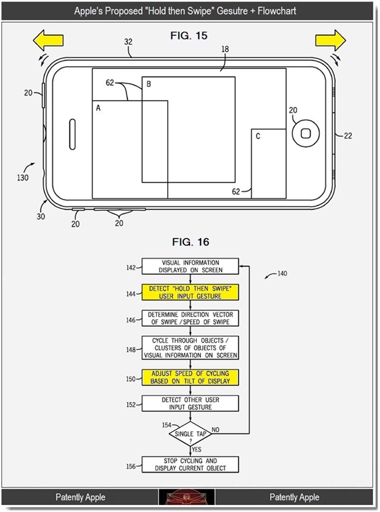 苹果 iOS 或引入新触控手势：按住后扫动