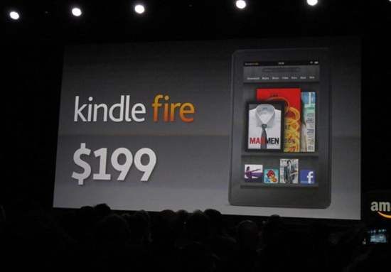 拆解显示 Kindle Fire 硬件成本为203美元