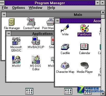 多媒体电脑时代从 Windows3.x 开始 