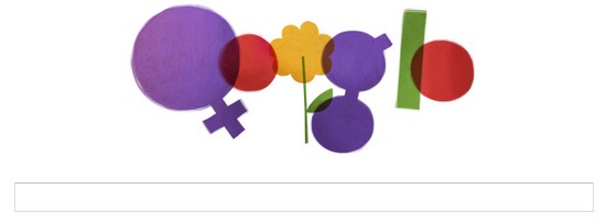 三八妇女节  谷歌logo