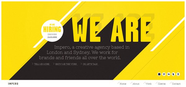 Outstanding Yellow Color Websites to Inspire You